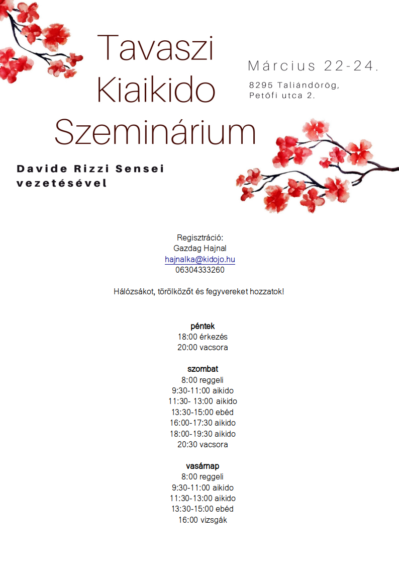 Tavaszi szeminárium